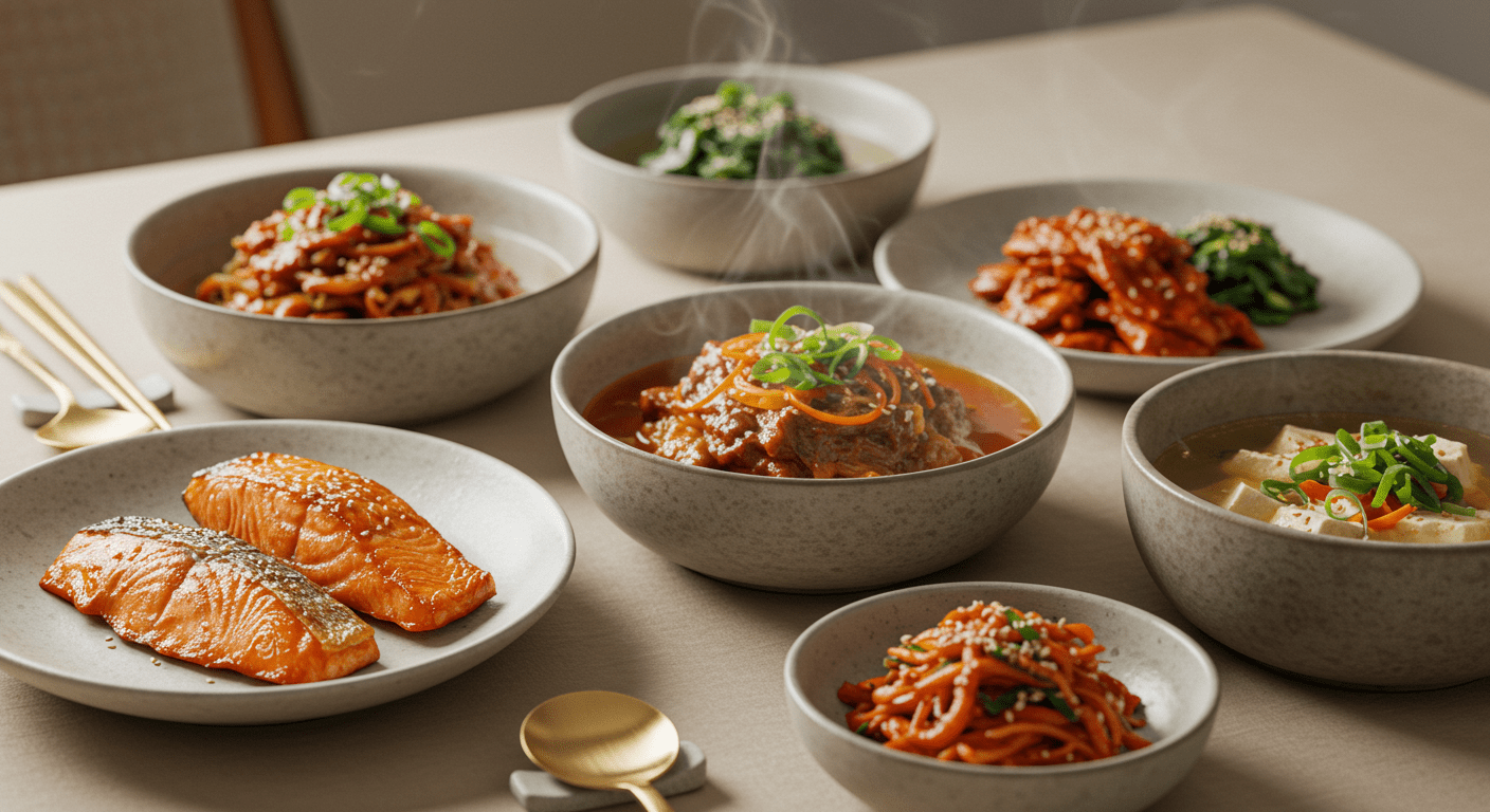 주간 식단 (Weekly Menu) - Eunhasoo Catering